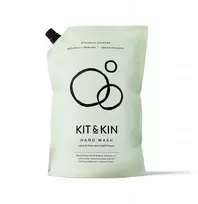 Kit & Kin natūralus skystas rankų muilas su laimo ir alavijo kvapu - papildymas, 1 l