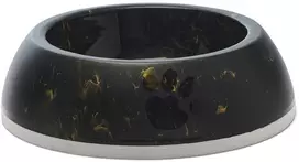 Savic Delice 3 Marble, dubenėlis šuniui, juoda/auksinė, plastik, 1,2l
