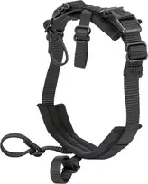 Trixie Apsauginis dirželių adapteris šunims, juodas, M–L: 46–72 cm/20 mm