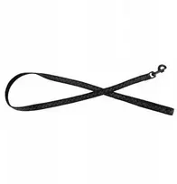 Barry King Kaukolės ir kaulų formos virvelė, juoda, 20 mm/120 cm