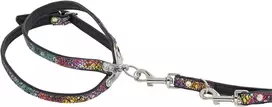 Barry King Odinės šunų petnešos su gėlėmis, L-XL, 16 mm / 55 cm