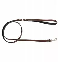 Barry King Odinė pavadėlė šuniui, ruda/juoda, M-L, 20mm/120cm