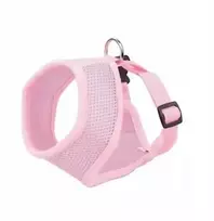 Barry King Šunų petnešos iš rožinio tinklelio ir poliesterio. XL kaklo apimtis 45 cm / krūtinės apimtis 64-84 cm.