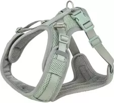 Trixie Premium FlexMesh petnešos, sage, M: 58–80 cm / 20 mm, tinka mopsams ir buldogams