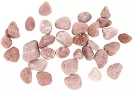 NB Minerals raudoni skaldyti akmenys akvariumams ir terariumams 10-20 mm, 5kg/pak.