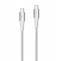 USB kabelis Proove WireX Pro Type-C į Type-C, baltas, 100 W (1,5 m), USB 3.0, 1.5 m