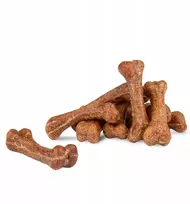 Hau&Miau „Pausesnack“ šunų skanėstas, jautienos skonio kalkakmenio kubeliai, 500g