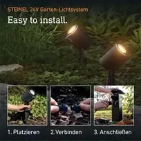 Steinel Sodo šviestuvas įsmeigiamas SPOT GARDEN LED nightmatic 7,84W 363lm 1800-4000K RGBWW IP65 IK03 24V antracitas / aliuminis