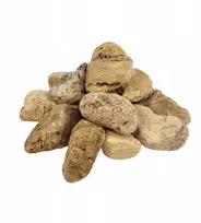 Lolo Pets Classic WIO Baltas Adder Nano Boulder dekoratyvinis akmuo akvariumui ir terariumui, baltas, 2kg, maišas