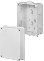 Elektro Plast Hermetiška dėžutė į/iš PK-6 158x118x80mm su gnybtu 4x16mm2 IP55 balta 0228-10