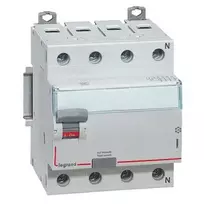 Legrand 411760 Liekamosios srovės grandinės pertraukiklis 4P 40A 0,03A tipas A P304 DX3 411760
