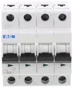 Eaton 166497 Grandinės pertraukiklis 4P B 20A 6kA AC PL6-B20/4 166497