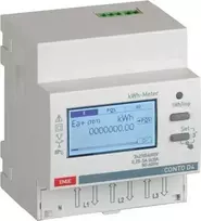 IME S.p.A. Energijos skaitiklis (vidutinis), Wh/Varh 3f, tiesioginis matavimas, 63A, su RS485 išvestimi, 2 tarifais, 4 moduliais, CE4DF3DTMID