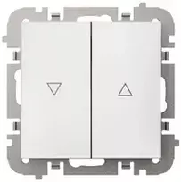 Elektro Plast Nasielsk 3816-10 Vestra Blind jungiklis be rėmo, įleidžiamas į žemę IP20 baltas 3816-10
