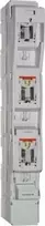MERSEN 3P 630A saugiklio jungiklis-skyriklis /V gnybtai/ MULTIVERT NH3 1.370.00 bėgeliai 185mm D1023250A