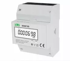 LCD indikatorius, 3 fazių, 100 A, 4 modulių
