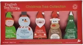 English Tea Shop Kalėdinis arbatos rinkinys Kalėdų eglutės pakabukai (10x2) EKOLOGIŠKA 20 g