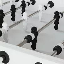 Stalo futbolo žaidėjai 24 pcs Juoda ir Balta HIPS