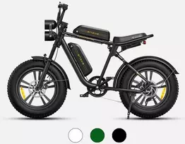 Dviratis 20" elektrinis Engwe M20 dviguba baterija juodas