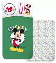 Disney Mikio raidės vaikiška patalynės užvalkalas 100√π135 cm, 40√π60 cm