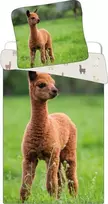 Vaikiškos patalynės užvalkalas „Lama“ 100–135 cm, 40–60 cm