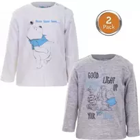 Disney Mikės Pūkuotuko kūdikiams skirti marškinėliai, 2 vnt. viršūnėlių, 74/80 cm