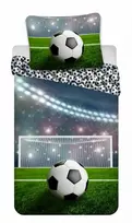 Vaikiškas patalynės užvalkalas futbolui 100x135cm, 40x60 cm