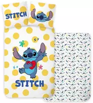 „Disney Lilo and Stitch Dots“ vaikiška patalynės komplektas 100–135 cm, 40–60 cm