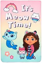 Gabby's Dollhouse vilnos antklodė „Meow Time“ 100x150cm