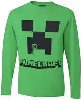 „Minecraft“ vaikiški ilgomis rankovėmis marškinėliai, 6–12 metų