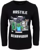 Minecraft vaikiški ilgomis rankovėmis marškinėliai, 6-12 metų