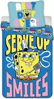 Kempiniuko patalynės komplektas „SpongeBob Serve Up“ 140–200 cm, 70–90 cm