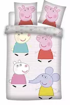 Peppa Pig Little Friends vaikiškas antklodės užvalkalas 100–135 cm, 40–60 cm