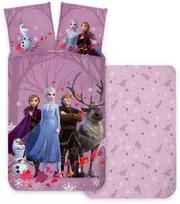 „Disney“ „Ledo šalis“ niūri vaikiška patalynės užvalkalas 100–135 cm, 40–60 cm