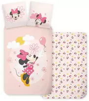 „Disney Minnie Fly“ vaikiškas antklodės užvalkalas 100–135 cm, 40–60 cm