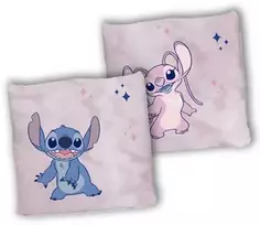 Disney Lilo ir Stitch rožinė dekoratyvinė pagalvėlė 40x40 cm