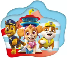 Dekoratyvinė pagalvėlė „Paw Patrol“ bokšto formos, 35x28 cm, aksominė
