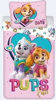 Paw Patrol Pups Rule patalynės komplektas 140x200cm, 70x90cm
