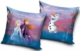 Disney Ledo šalis aksominis pagalvės užvalkalas 40x40 cm