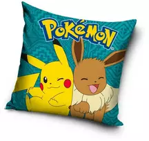 Pok√©mon Eevee aksominis dekoratyvinis pagalvės užvalkalas 40x40 cm