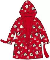 Disney Minnie raudonas sniego kalėdinis vaikiškas chalatas 3-8 metų vaikams