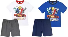 „Disney Cars“ vaikiška trumpa pižama 3-8 metams