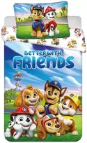 Paw Patrol „Better With Friends“ vaikiškos patalynės užvalkalas 100–135 cm, 40–60 cm