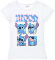 Disney Lilo ir Stitch Nuotaikos vaikiški trumpi marškinėliai, 3-8 metų