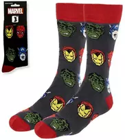 Suaugusiųjų ilgos kojinės „Avengers“ 38/45
