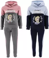 Disney „Frozen“ vaikiškas sportinis kostiumas, bėgimo komplektas 4-8 metų vaikams