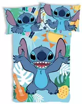 „Disney Lilo and Stitch“ vaikiškos patalynės komplektas „Tropical Paradise“ 100–135 cm, 40–60 cm