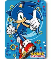 Sonic the Hedgehog auksinio žiedo vilnos antklodė 100x140cm