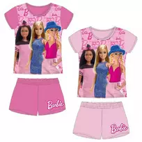 Barbie madinga vaikiška trumpa pižama 3-8 metų vaikams