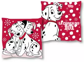 Dekoratyvinė pagalvėlė Disney 101 dalmantinas, glamonės, 38x38 cm, aksomas
